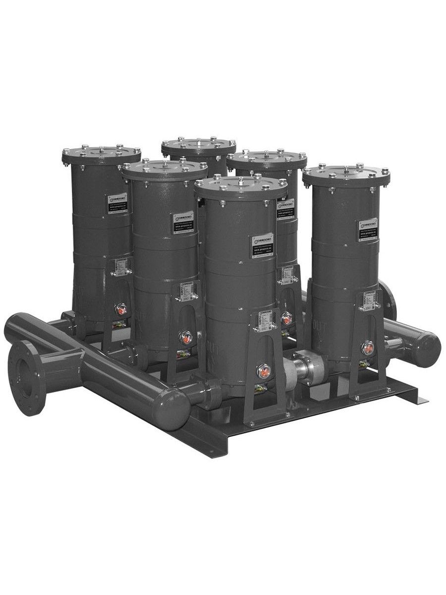 фильтрационная установка fg-1000x2, 50 / 15 µm, 1000 л/мин