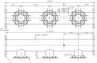Коллектор всасывающий Ду150/Ду100 3 насоса 6 - 4 с фланцами Mondeo (5MD150D100-406)