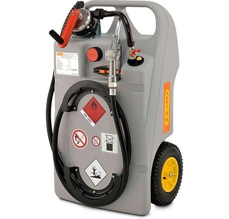 резервуар мобильный для дт 100 л, ручной насос