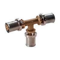 Тройник-переходник (40x3,5)x(20x2)x(40x3,5) GIACOMINI RM151 (RM151Y145)