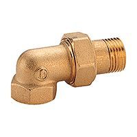 Угольник GIACOMINI с отводом, внутр. резьба 3/4 (R19X004)