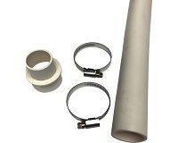 шланг пвх с зажимами l-500 мм. для sololift grundfos (97772316)