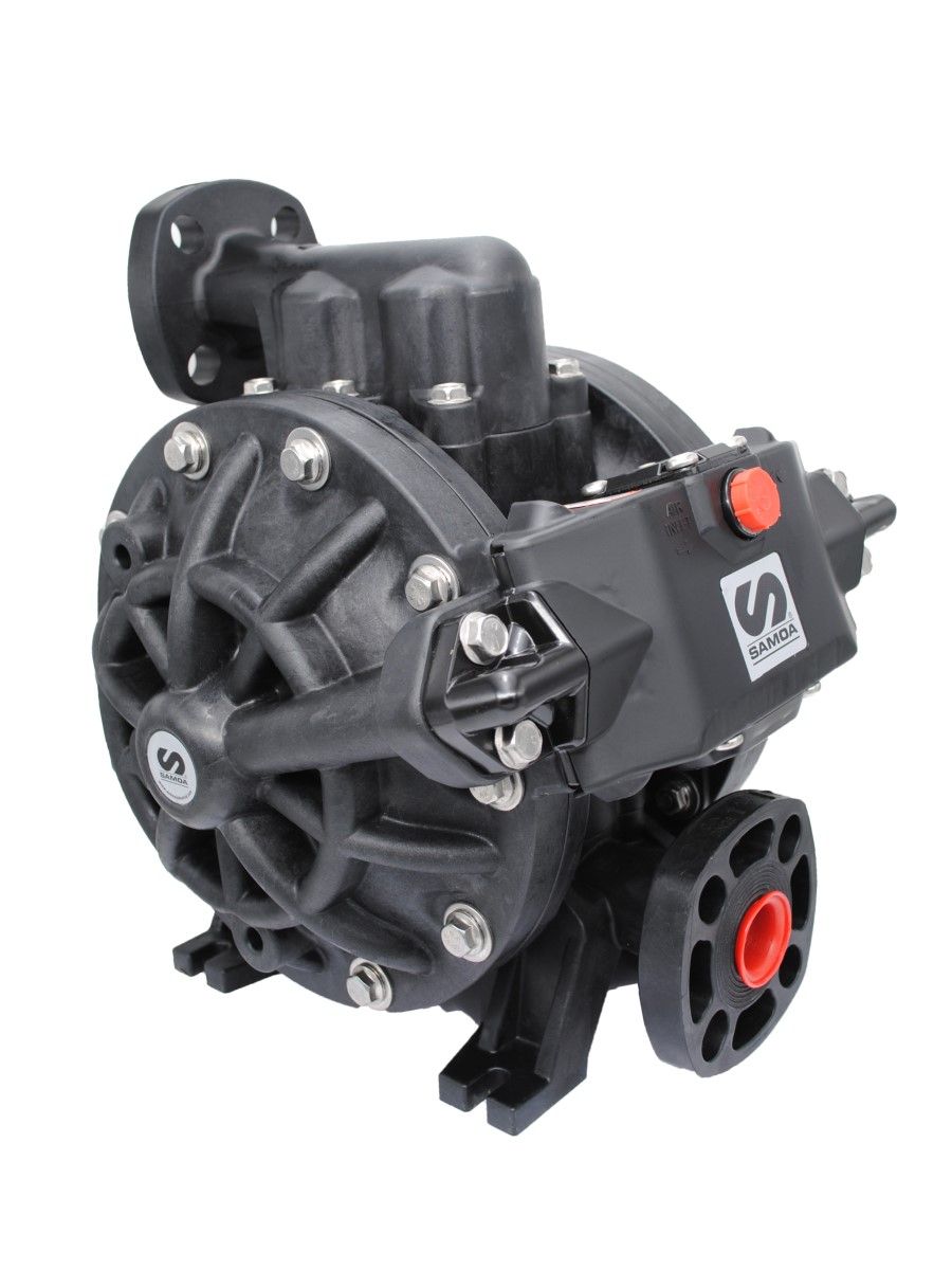 диафрагменный насос df200 ptfe для растворителей и красок