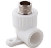 угольник комбинированный pn25 с креплением (водорозетка) наружн. резьба dмм хg'' 25x3/4 ростурпласт (15108)