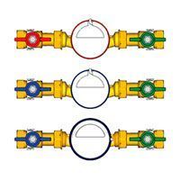 Комплект водосчетчиков GIACOMINI 3/4 cold water (GE550Y101)