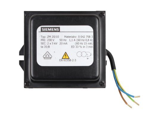 трансформатор поджига siemens zm 20/10 00427583