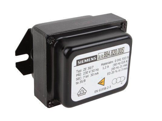трансформатор розжига siemens ze 30/7 00415539