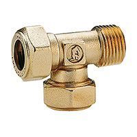 Тройник GIACOMINI с нар. боковой резьбой 15x1/2 x15 (R570Y014)