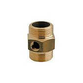Ниппель с боковым отверстием латунный 1 х 1/4 Rinaldi & Pettinaroli (1710001012G)