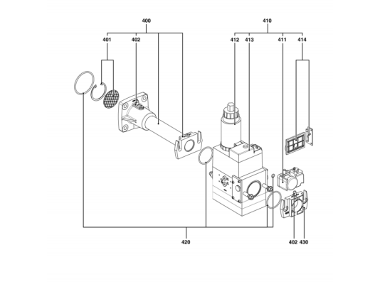 газовая рампа elco d216