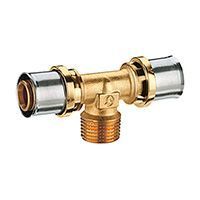 тройник giacomini с нар. резьбой (50x4)x(1 1/2m)x(50x4) (rp153y075)