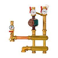 Одинарный универсальный блок GIACOMINI 180 мм (R586AY011)