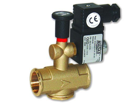 газовый электромагнитный клапан madas ro02 008