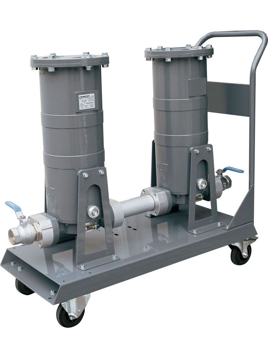 мобильная фильтрационная установка fg-300x2, 50 / 15 µm