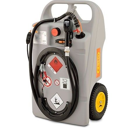 резервуар мобильный для дт 100 л, электронасос 12в