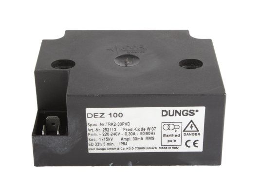 трансформатор розжига dungs dez 100