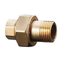 Прямой фитинг GIACOMINI с отводом, нар. резьба 3/4 x18 (341FRY021)