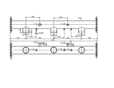 Коллектор напорный Ду80/Ду32 3 насоса 3 - 1 1/4 Mondeo (5MD80125-301)
