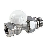 Клапан отсечной GIACOMINI прямой GIACOMINI Ду 15 1/2 , хромированный, отвод с герметичной прокладкой (R15X033)