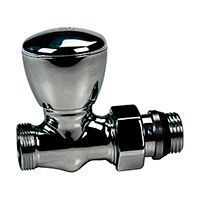 Клапан ручной прямой для полотенцесушителя 1/2 x16 GIACOMINI T25C (T27CX003)