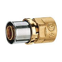 Прямой фитинг GIACOMINI с внутр. резьбой 1 1/4 x(40x3,5) (RP109Y066)