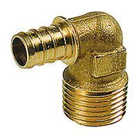 Угольник GIACOMINI 90° с наружной резьбой 1/2 x3/8 M (GZ127Y001)