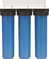 система из 3-х фильтров waterstry bb 1 -20 (0,6-8,8 бар, картриджи pp 10 мкм, gac, cto, кронштейн, ключ) (nw-brl03)