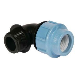 Колено 90° с наружной резьбой D40/R1 PN10PPE Unidelta (1008040004)