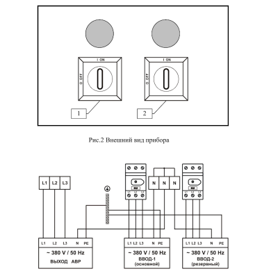 Прибор автоматического ввода резерва WILO SK-AV - 25А (2785102)