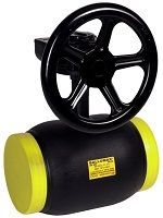 Кран шаровой Broen КШТ 61.102.400 стальной для теплоснабжения c/c Ду 400 Pу 25 с редуктором, строительная длина L=755 мм [КШТ 61.102.400.Р L=755] (КШТ 61.102.400.Р L=755)