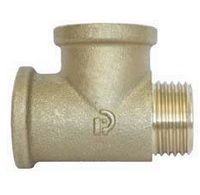 Тройник с переходом на наружную резьбу 3/4 x 3/4 x 3/4 , хром Rinaldi& Pettinaroli (6512034034C)