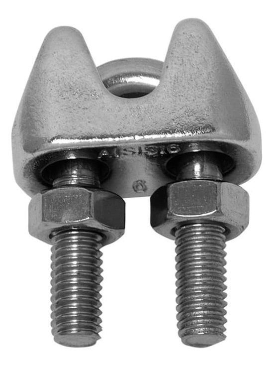 зажим для троса waterstry 4 mm (din741) (тр0012)