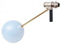 Поплавковый мех. регулятор уровня FARG 1/2, штанга 220мм (без шара) Pmax-5 бар, Tmax-80C (522/1.1/2)