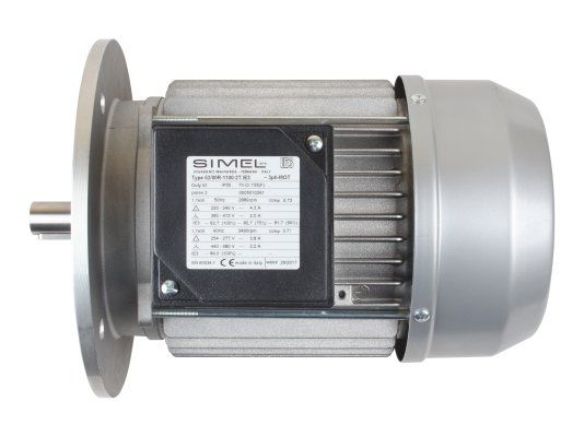 электродвигатель simel 52/80r-1100-2t ie3, 1.1 квт