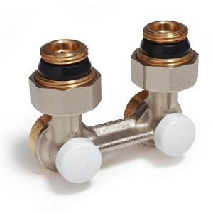 Узел нижнего подключения GIACOMINI прямой R387 Ду 20, для двухтрубных систем 3/4 Fx3/4 E (R387X002)