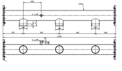 Коллектор всасывающий Ду80/Ду32 3 насоса 3 - 1 1/4 Mondeo (5MD80125-401)