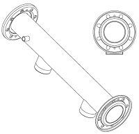 коллектор всасывающий ду100/ду80 2 насоса 4 - 3 с фланцами mondeo (5md100300-205)