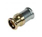 Адаптер Henco, латунь пресс (металлопластик) - пресс медь, V, M и SA-профиль, 20x18Cu (36P-2018P)