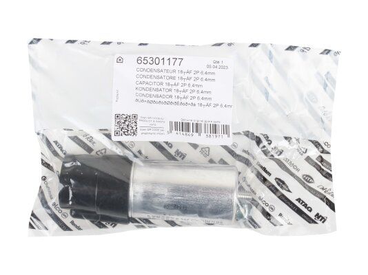 конденсатор ecoflam 18 мкф, 65301177