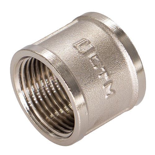 муфта латунная резьбовая прямая 1/2 г/г ctm 16 (бар) -20°с до +120°с (crsf0012)