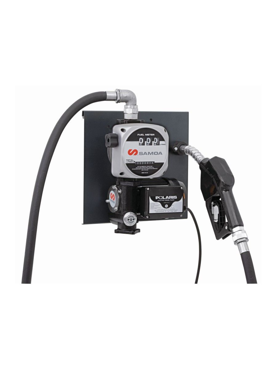 комплект с насосом для настенного монтажа для дт 70 л/м с автоматическим пистолетом