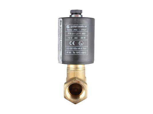 газовый электромагнитный клапан giuliani anello gsavo15v12