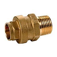 прямой фитинг giacomini с наружной резьбой 1/2 x16 (rc107x017)