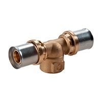 тройник giacomini с внутр. резьбой 1/2 x(20x2) мультипресс (rm154y037)