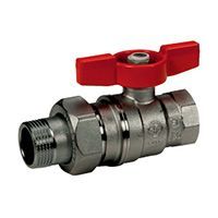 Кран шаровой GIACOMINI полнопроходной Ду25 1 НР/ВР Pу28/Tmax=185 с б/р соединением (R859X027) товар не поставляется