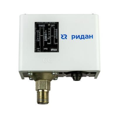 Реле давления Ридан KPI 35R, диапазон настройки -0,2...7,5 бар, дифференциал 0,7…4 бар, штуцер G1/2А
