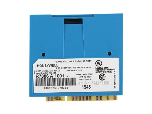 усилитель сигнала пламени honeywell r7886 a 1001