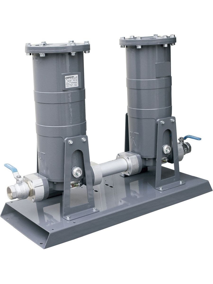 фильтрационная установка fg-300x2, 50 / 15 µm, 300 л/мин