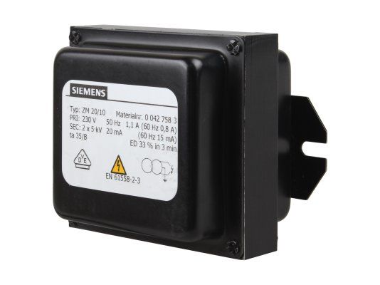 трансформатор поджига siemens zm 20/10 00427583
