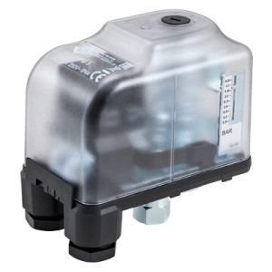 Реле давления Italtecnica PM/5 1-5bar 1/4 - F ~250V 16A (10A) IP44 подключение с накидной гайкой, прозрачный корпус со шкалой (PM5.FG4.44.00.10S.98)